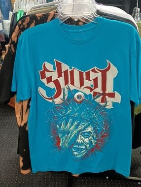 Ghost Band Graphic Tee - Turquoise